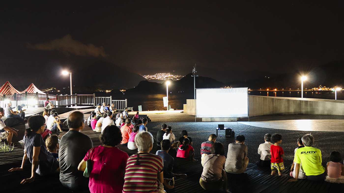 夏日海景電影院