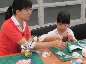 親子一起創作