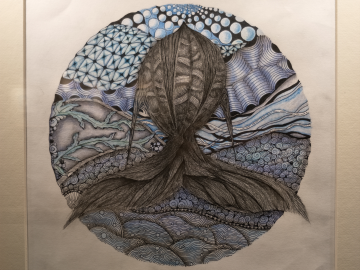 108禪繞與海的邂逅 蔡漫貞作品