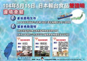 日本輸臺食品層層把關全民安心